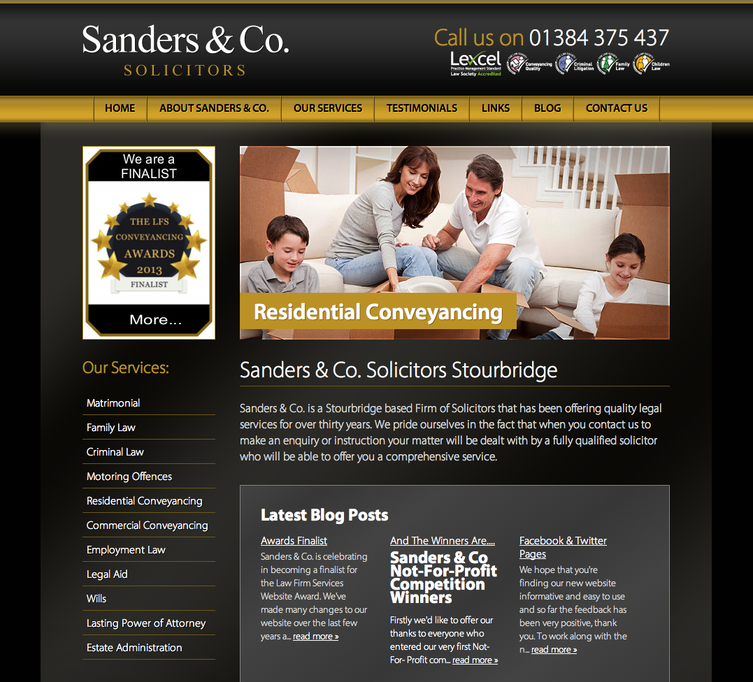 Sanders and co Website