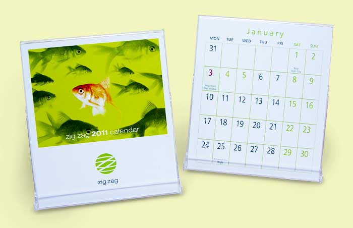 Zig Zag Calendar 2011