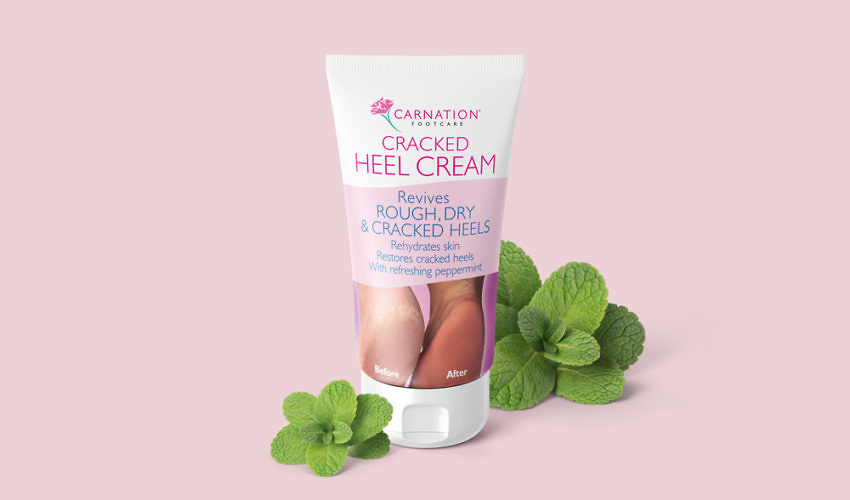 Carnation Packaging Heel Cream
