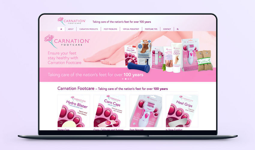 Carnation New Website Design